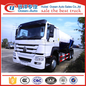 New condition 20M3 4X2 sewage disposal vehicle with howo chassis